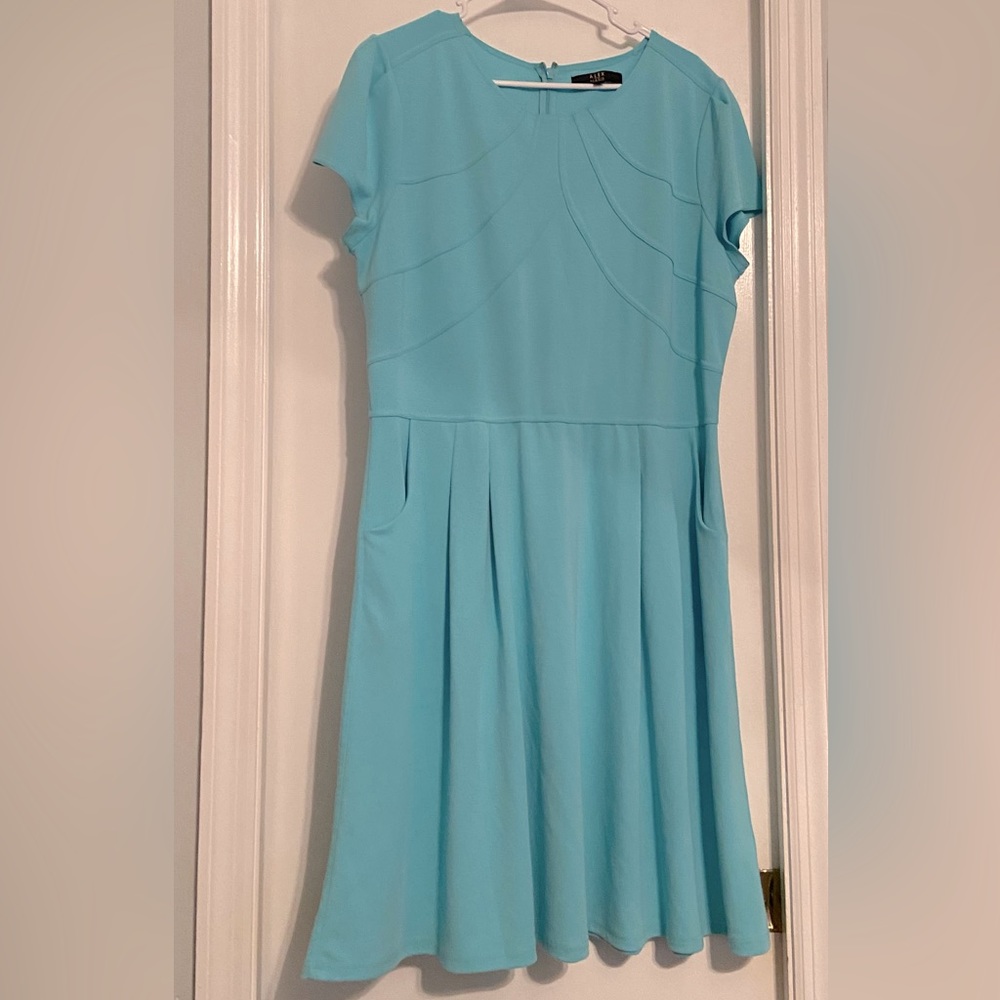 Cute polyester dress with pockets!